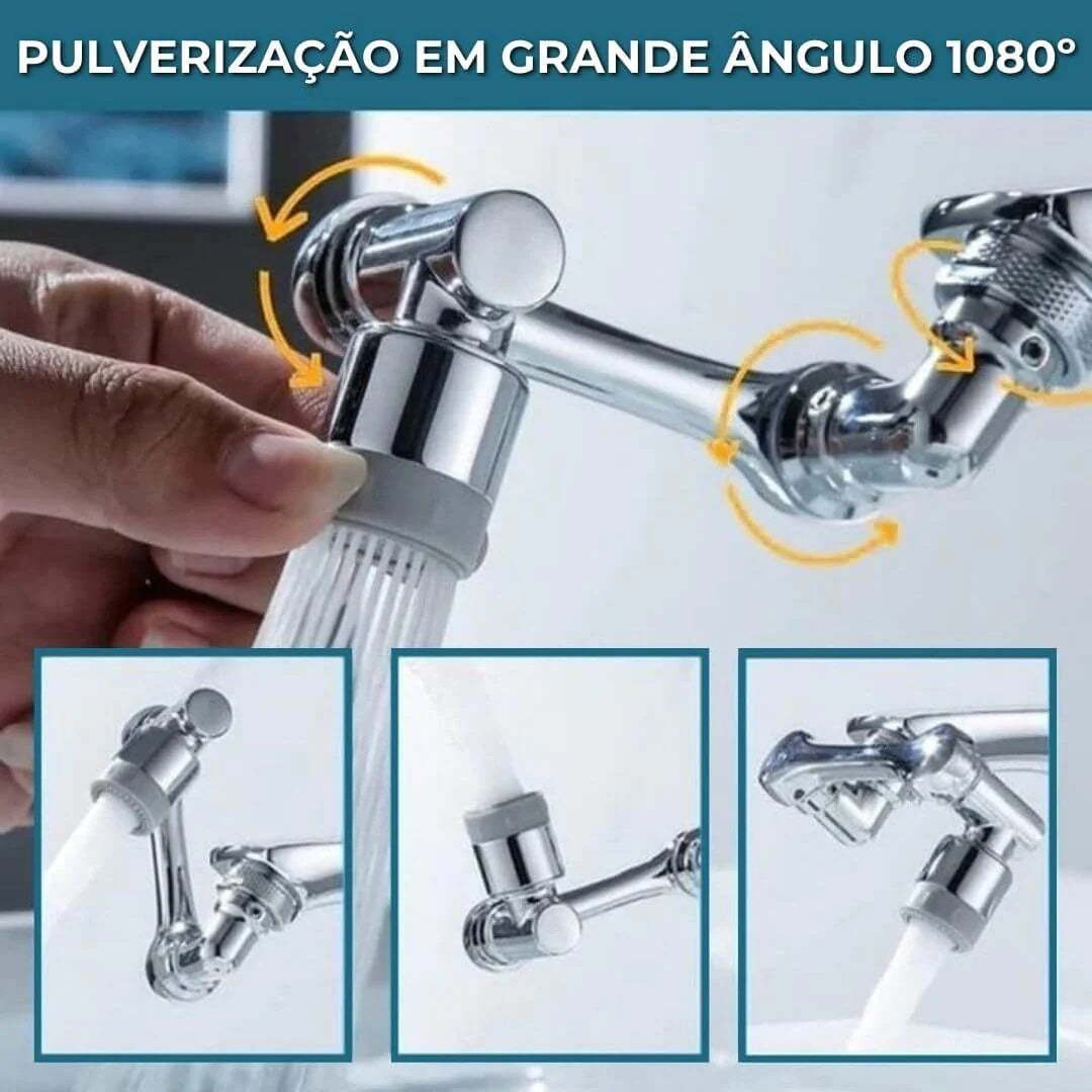 Extensor de Grifo Giratorio Universal 1080°
