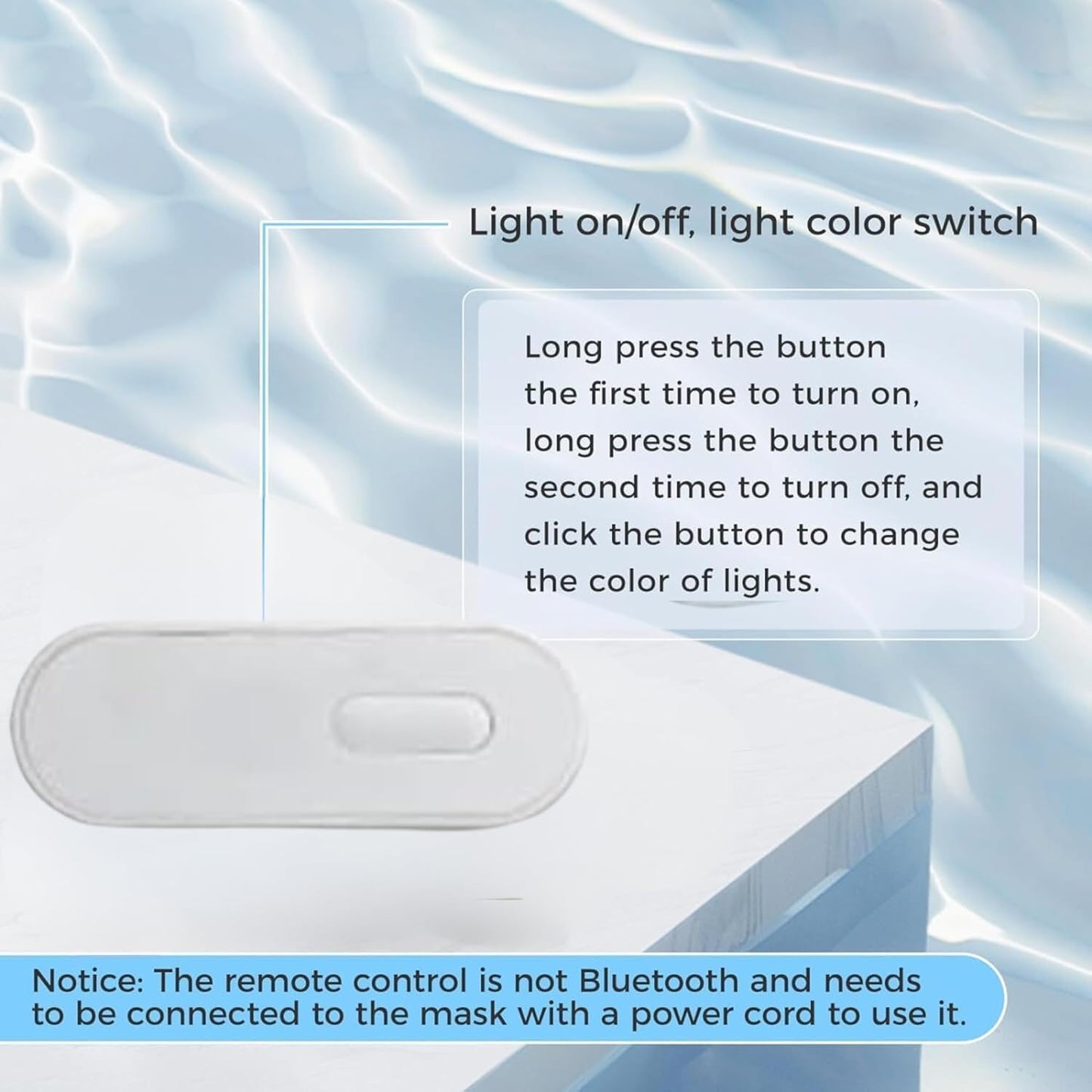 Máscara Facial LED con Terapia de Luz Roja para La cara y la Piel